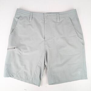 Gillz Men's Medium Gray Performance Shorts - 9" Inseam